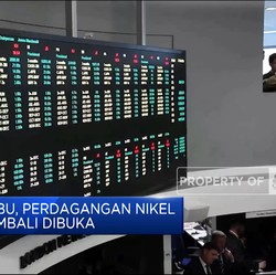 Usai Disetop Sepekan, Perdagangan Nikel Dibuka Lagi