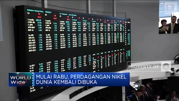 Usai Disetop Sepekan, Perdagangan Nikel Dibuka Lagi