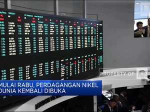 Usai Disetop Sepekan, Perdagangan Nikel Dibuka Lagi