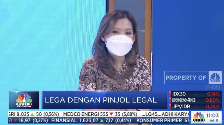 Yolanda Sunaryo, CEO Rupiah Cepat (Tangkapan layar CNBC Indonesia TV)