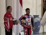 Tak Pakai Masker, Marc Marquez Cs Sowan ke Jokowi di Istana