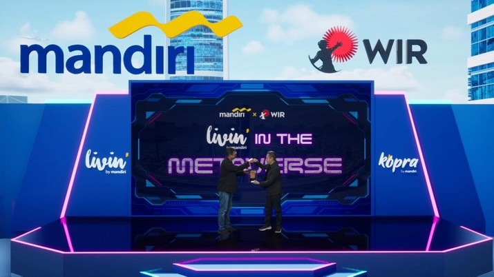 Bank Mandiri Masuk Metaverse Bank Mandiri berkolaborasi dengan WIR menuju Metaverse.