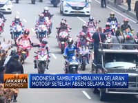 Parade 20 Pebalap MotoGP di Jakarta
