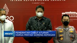Pemerintah Cabut Aturan Harga Minyak Goreng Kemasan