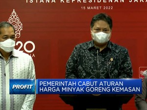 Pemerintah Cabut Aturan Harga Minyak Goreng Kemasan