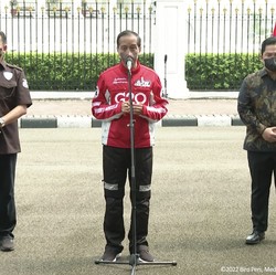 Tak Enak Badan, Alasan Jokowi Urung Ikut Parade MotoGP