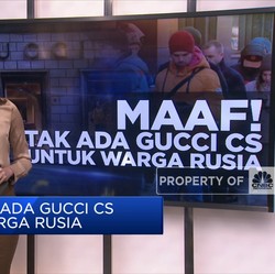 Maaf! Tak Ada Gucci Cs Untuk Warga Rusia