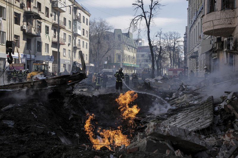 Rusia kembali serang Kyiv, ukraina (REUTERS/MARKO DJURICA) Rusia kembali serang Kyiv, ukraina (REUTERS/MARKO DJURICA)