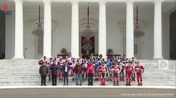 Sambangi Jokowi, Marc Marquez Cs Parade di Jalanan Ibu Kota