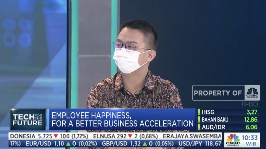 Damar dalam acara tech for future (Tangkapan layar CNBC Indonesia TV)