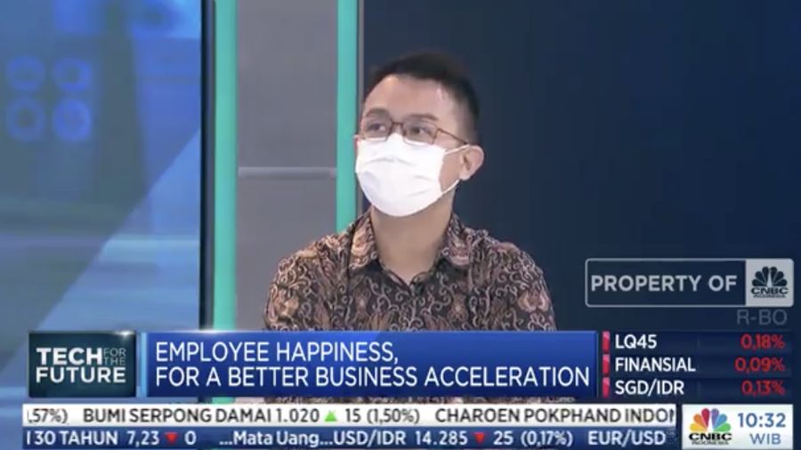 Damar dalam acara tech for future (Tangkapan layar CNBC Indonesia TV)
