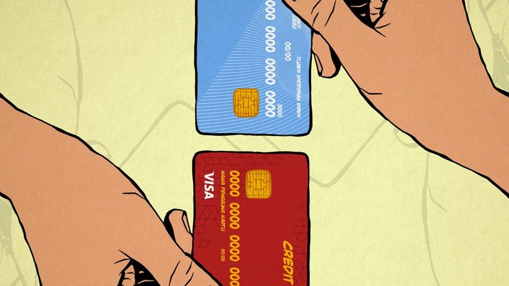 Infografis: Pakai Kartu Debit atau Kartu Kredit, Kamu Tim Mana?