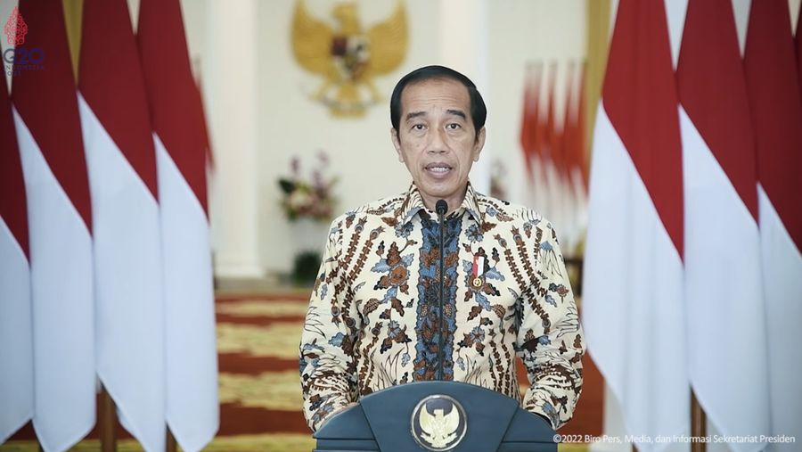 Keynote speech Presiden RI pada S20 High Level Policy Webinar on Just Energy Transition, 17/3/2022 (Tangkapan layar youtube Setpres RI)