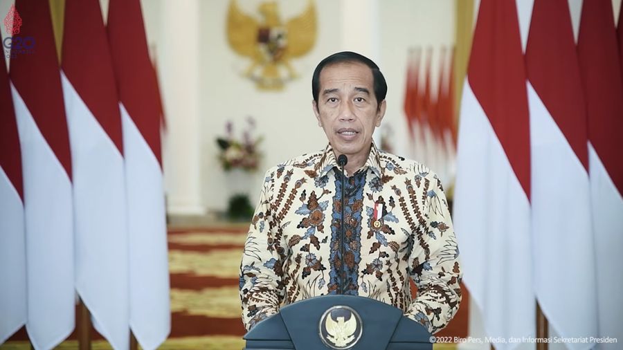 Keynote speech Presiden RI pada S20 High Level Policy Webinar on Just Energy Transition, 17/3/2022 (Tangkapan layar youtube Setpres RI)