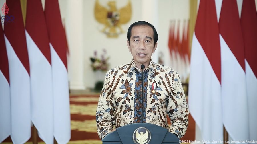 Keynote speech Presiden RI pada S20 High Level Policy Webinar on Just Energy Transition, 17/3/2022 (Tangkapan layar youtube Setpres RI)