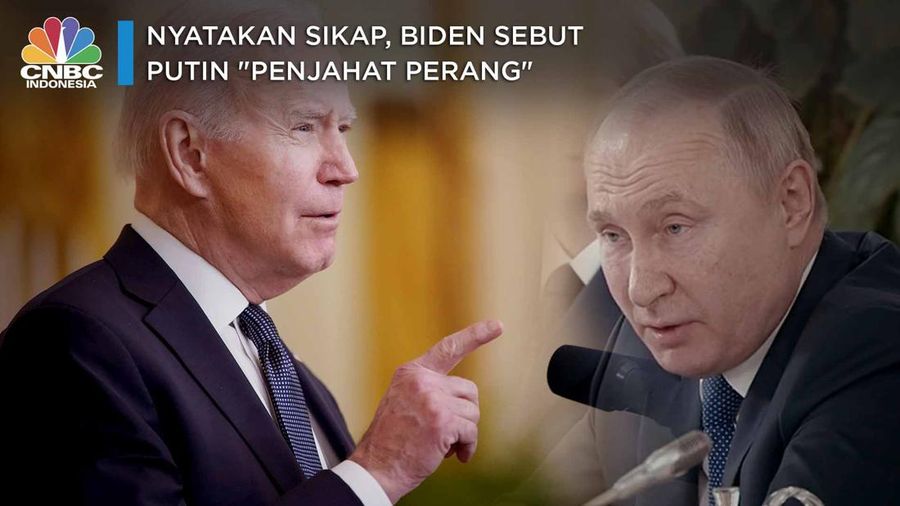 Nyatakan Sikap, Biden Sebut Putin 