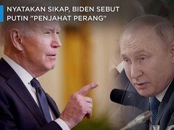 Makin Panas Dunia, Biden Sebut Putin "Penjahat Perang"