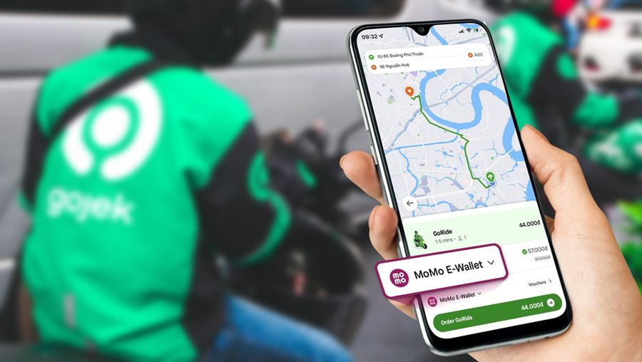 Aplikasi Ride Hailing Gojek.