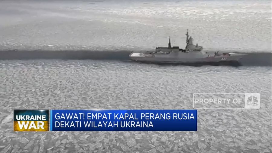 Gawat! Empat Kapal Perang Rusia Dekati Ukraina
