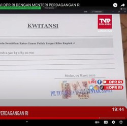 Sebut Mafia, Mendag Bongkar Kwitansi Mencurigakan Migor!