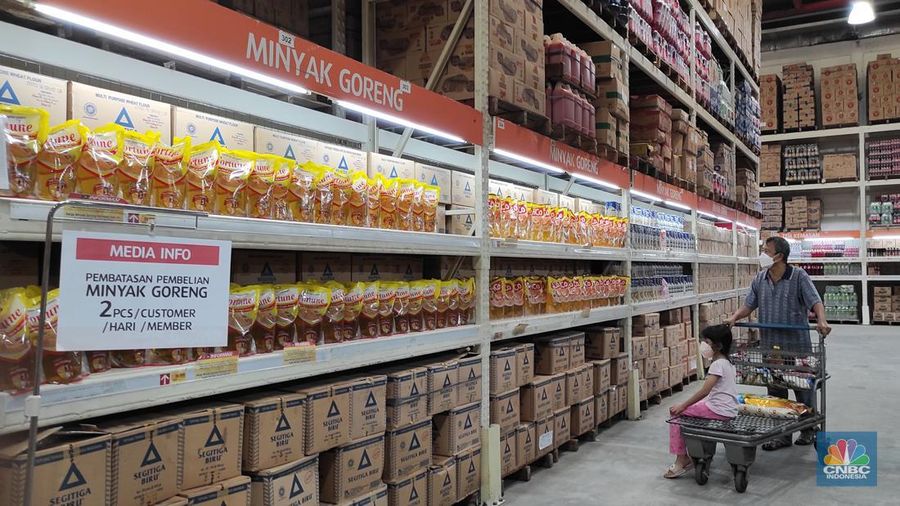 Minyak Goreng Kemasan di Lotte Grosir