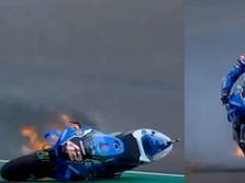 Ini Kronologi Terbakarnya Motor Alex Rins di MotoGP Mandalika