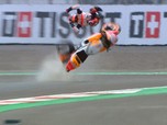 Momen Sedih Empat Kali Marc Marquez Crash di MotoGP Mandalika
