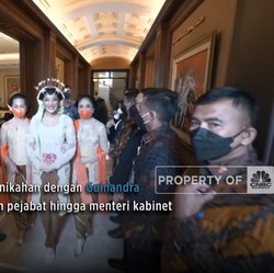 Sejumlah Menteri Jokowi Hadiri Pernikahan Putri dan Guinandra