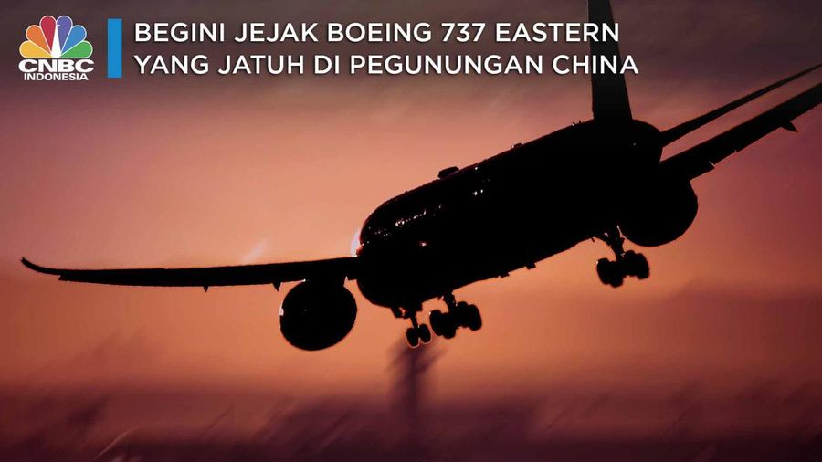 Begini Jejak Boeing 737 Eastern yang Jatuh di Pegunungan China