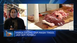 Harga Daging Sapi Masih Tinggi, Jadi Sepi Pembeli