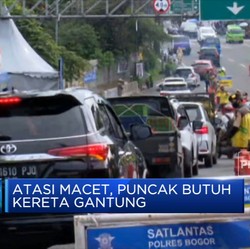 Atasi Macet, Puncak Butuh Kereta Gantung