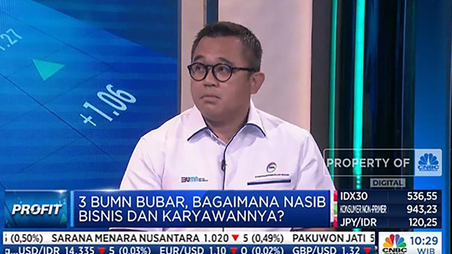 Direktur Utama PT Perusahaan Pengelola Aset (Persero) Yadi Jaya Ruchandi