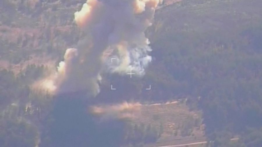 Serangan rudal hipersoni Kinzhal (Reuters TV)
