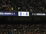 Momen Gol Barcelona Bantai Real Madrid 0-4 di El-Clasico