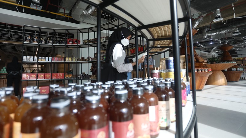 Wajah Baru Mal Sarinah usai Direnovasi (CNBC Indonesia/Andrean Kristianto)