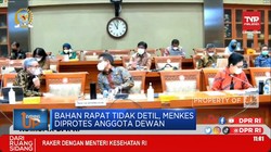 Bahan Rapat Tidak Detil, Menkes Diprotes Anggota Dewan