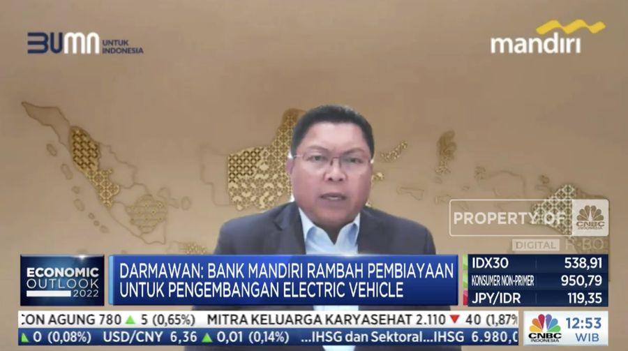 Dirut Bank Mandiri Darmawan Junaidi