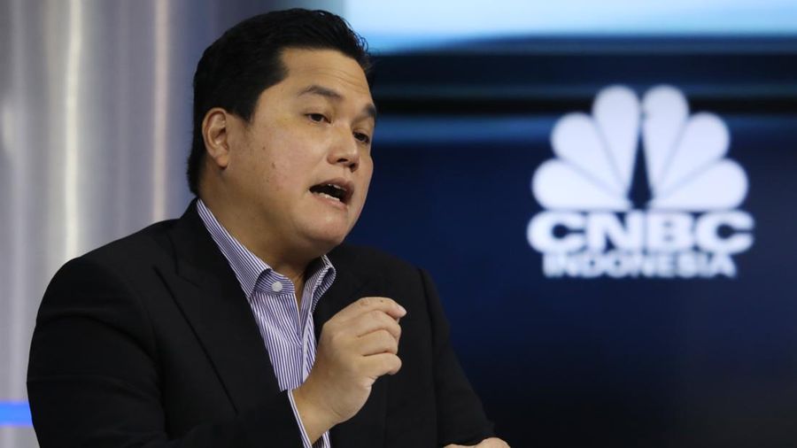 Menteri BUMN Erick Thohir (CNBC Indonesia/Tri Susilo)