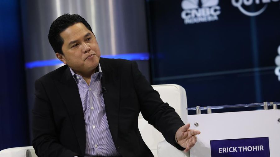 Menteri BUMN Erick Thohir (CNBC Indonesia/Tri Susilo)