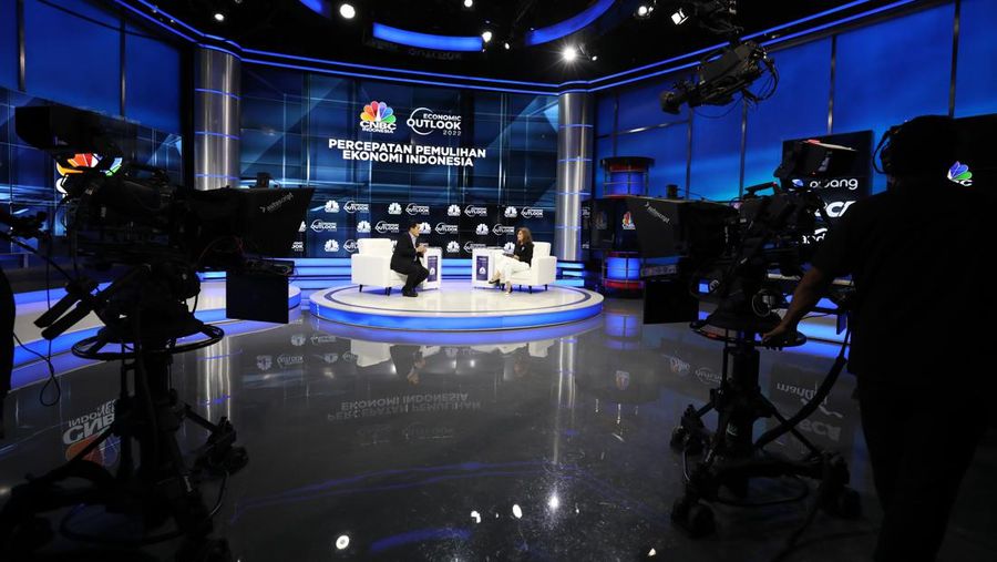 Menteri BUMN Erick Thohir (CNBC Indonesia/Tri Susilo)