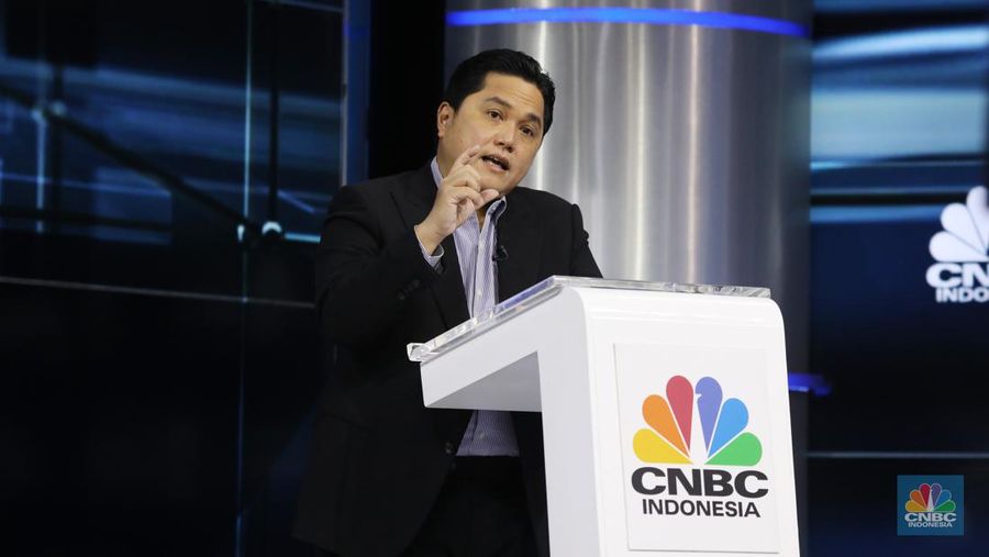Menteri BUMN Erick Thohir (CNBC Indonesia/Tri Susilo)