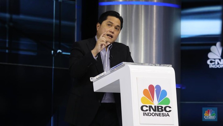 Menteri BUMN Erick Thohir (CNBC Indonesia/Tri Susilo)