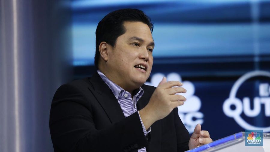 Menteri BUMN Erick Thohir (CNBC Indonesia/Tri Susilo)