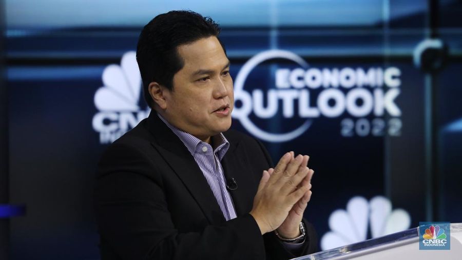 Menteri BUMN Erick Thohir (CNBC Indonesia/Tri Susilo)