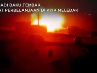 Dor! Terjadi Baku Tembak, Pusat Perbelanjaan di Kyiv Meledak