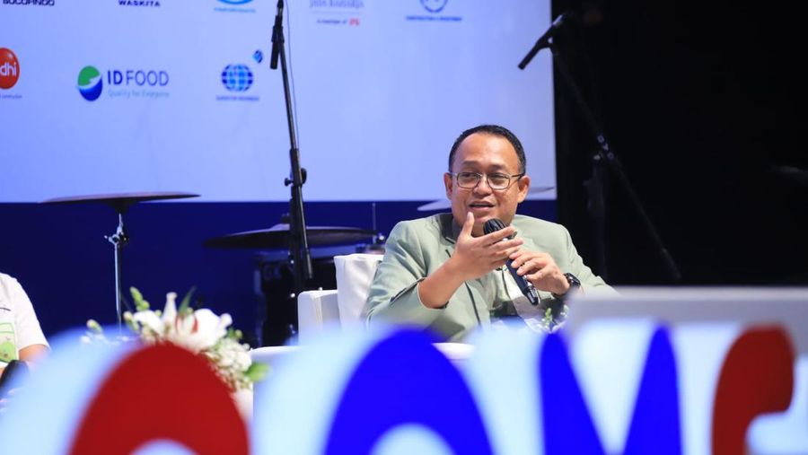 Corporate Secretary BRI Aestika Oryza Gunarto membeberkan strategi komunikasi perusahaan.