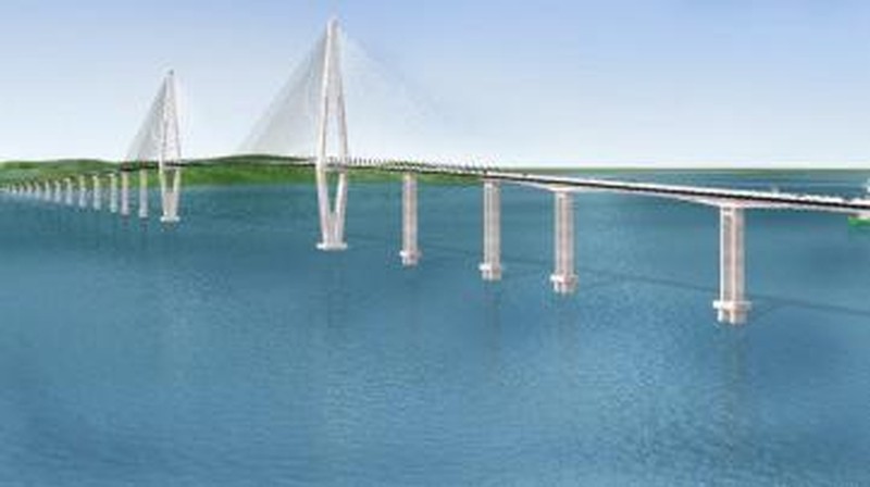 Ilustrasi Desain Jembatan Batam-Bintan (Dok.PUPR)