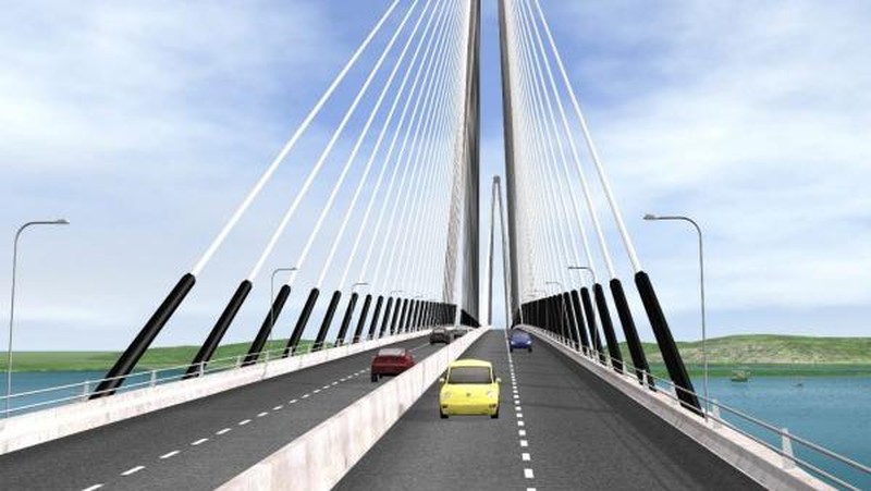 Ilustrasi Desain Jembatan Batam-Bintan (Dok.PUPR)