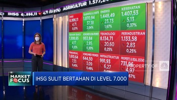 Market Focus: IHSG Gagal Pertahankan Level 7.000-an