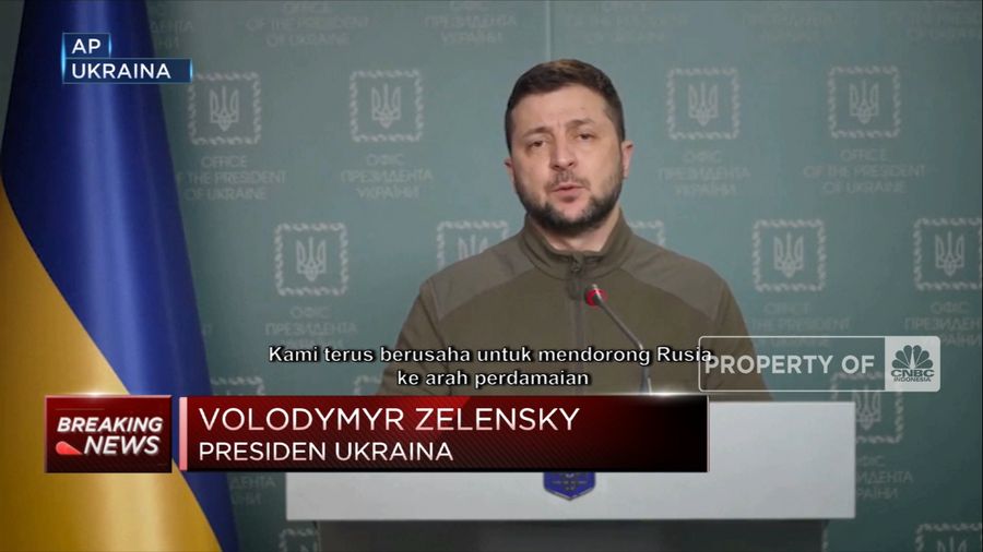 Meski Sulit, Ukraina Upayakan Perdamaian Dengan Rusia (CNBC Indonesia TV)